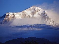 602 Dhaulagiri Sunrise Close Up From Chitre